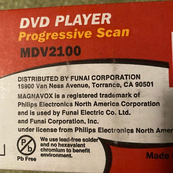 MAGNAVOX  DVD/CD player - Picture 5 of 9